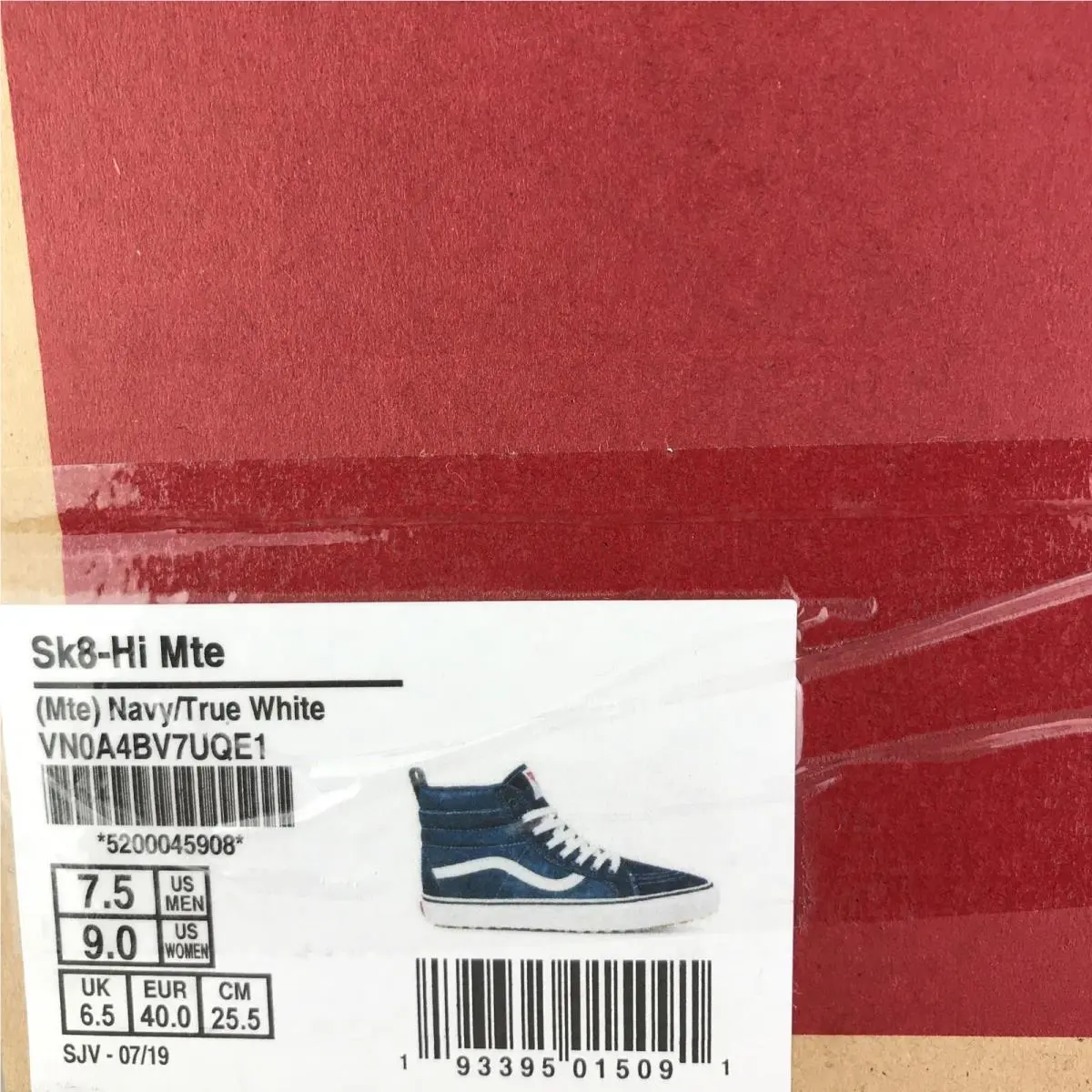 Vans shoes - VANS Sk8-Hi Mte - Mte - VN0A4BV7UQE1 - Navy Blue / True White, Manufacturer: Navy / True White (UPC: 0193395015091) 6