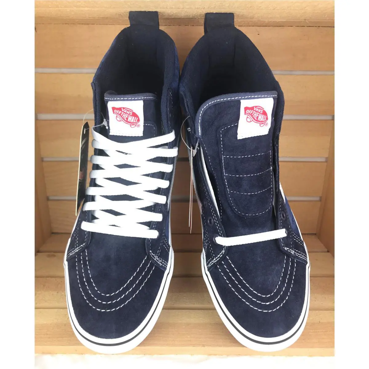 Vans shoes - VANS Sk8-Hi Mte - Mte - VN0A4BV7UQE1 - Navy Blue / True White, Manufacturer: Navy / True White (UPC: 0193395015664) 3
