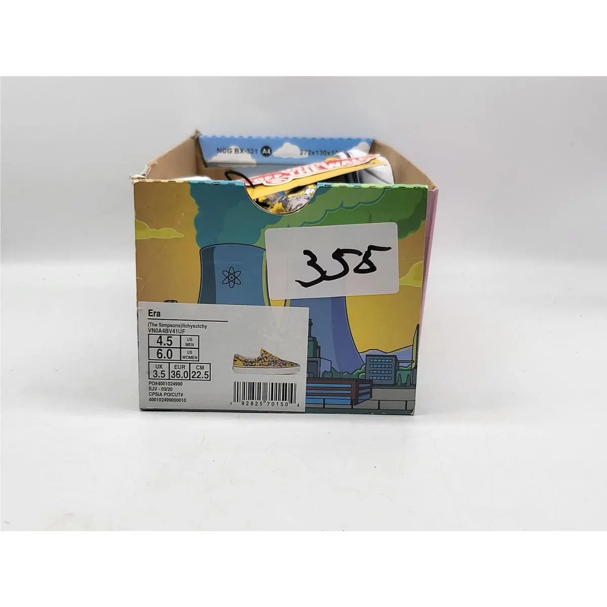 Vans shoes - Vans Era Itchy & Scratchy. - VN0A4BV41UF - Yellow 11