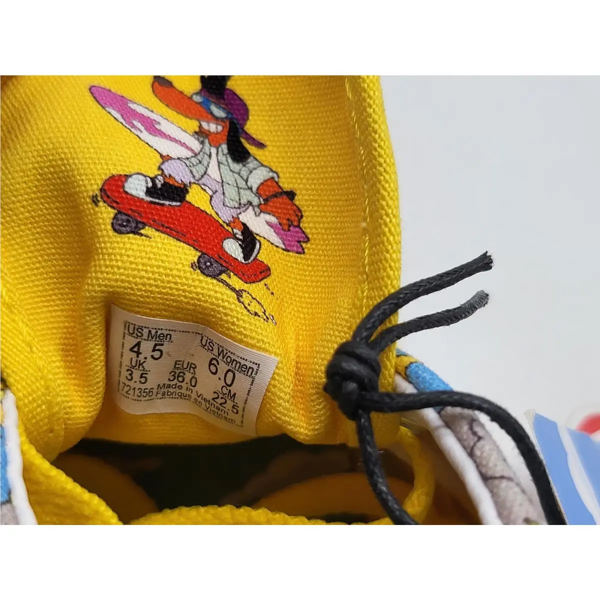 Vans shoes - Vans Era Itchy & Scratchy. - VN0A4BV41UF - Yellow 6