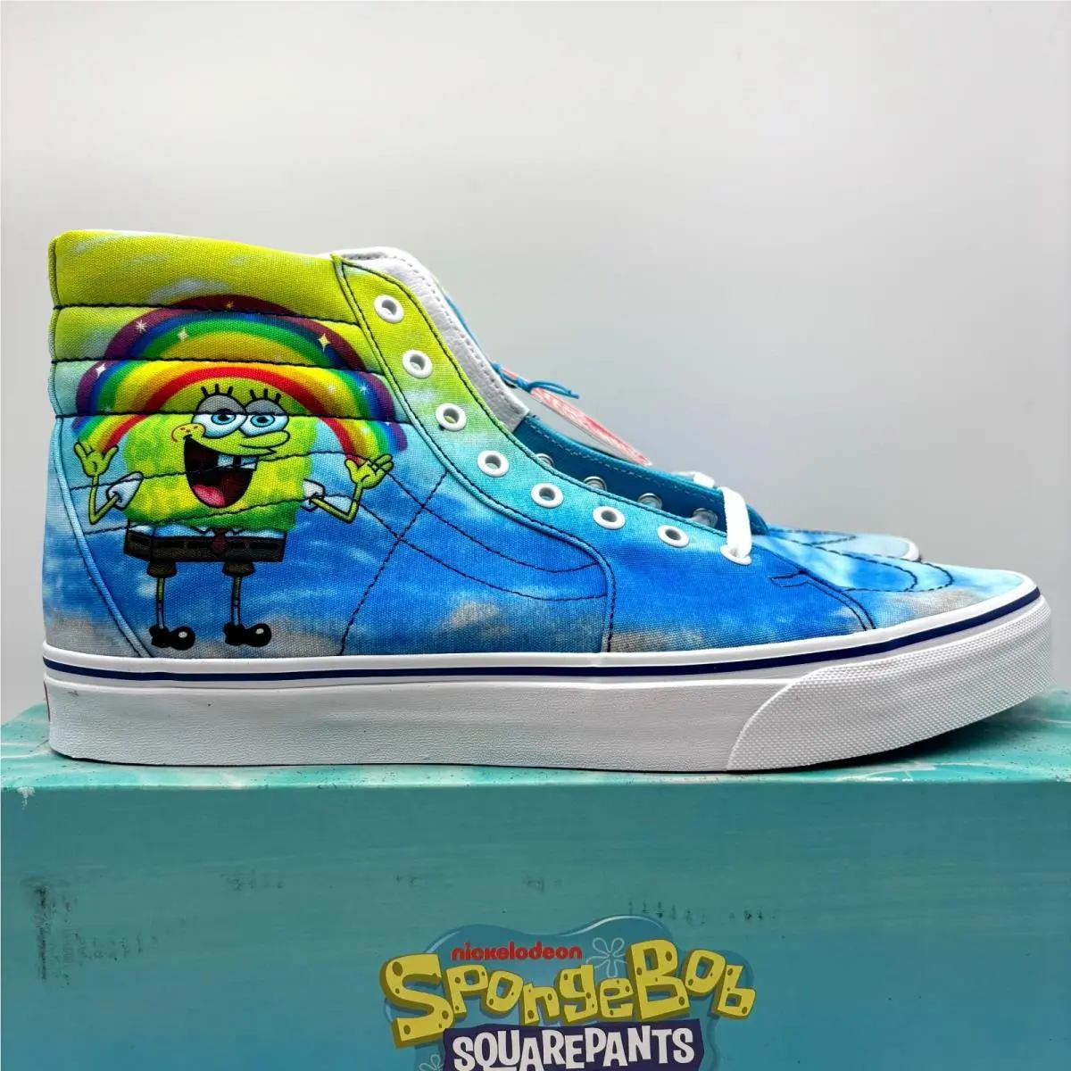 Vans Sk8-Hi 38 DX Spongebob Squarepants Imaginaaation Shoes 13 Men`s VN0A32QGZAW