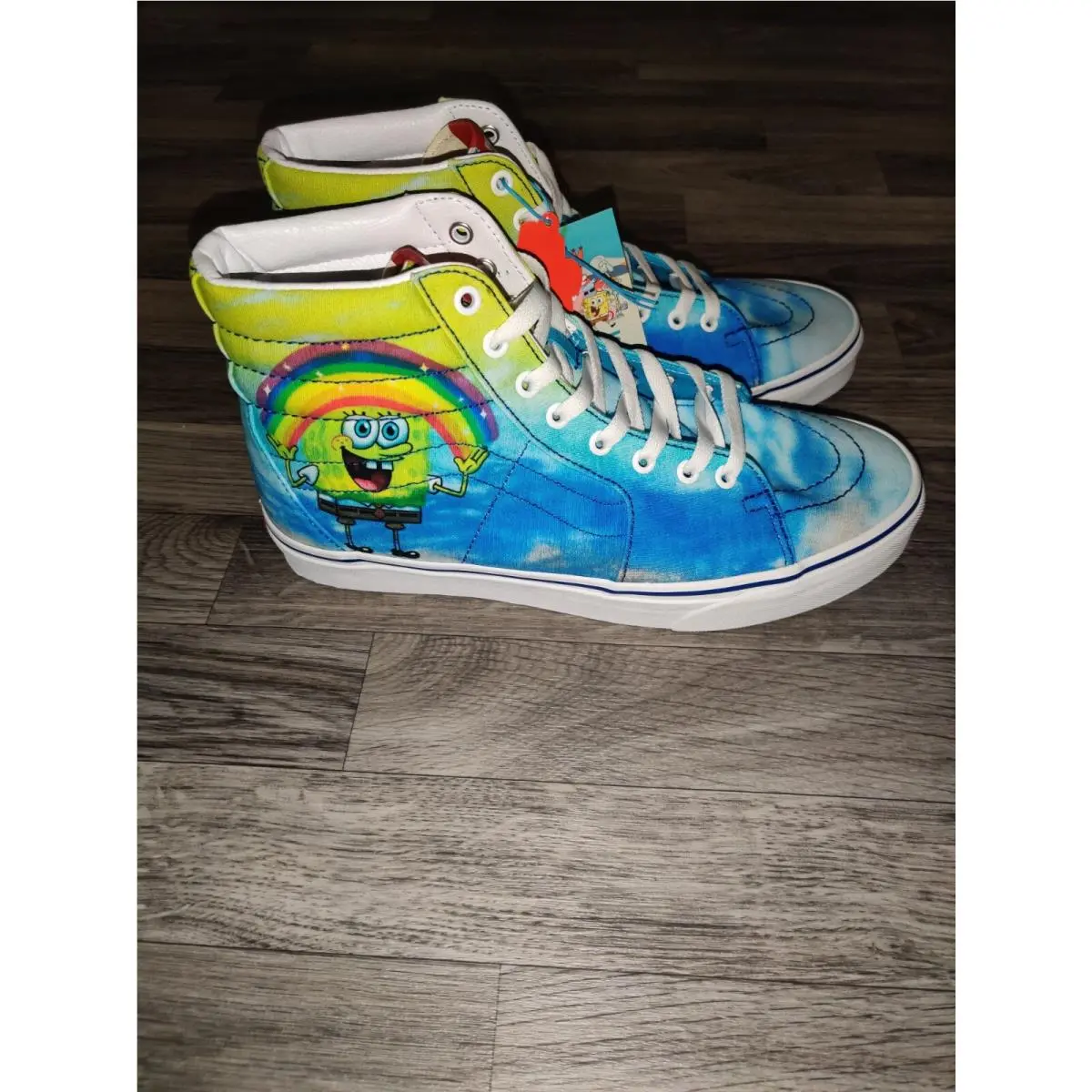 Vans Sk8-Hi Spongebob Squarepants “imagination” Blue w/ Box Men’s 10 Women’s