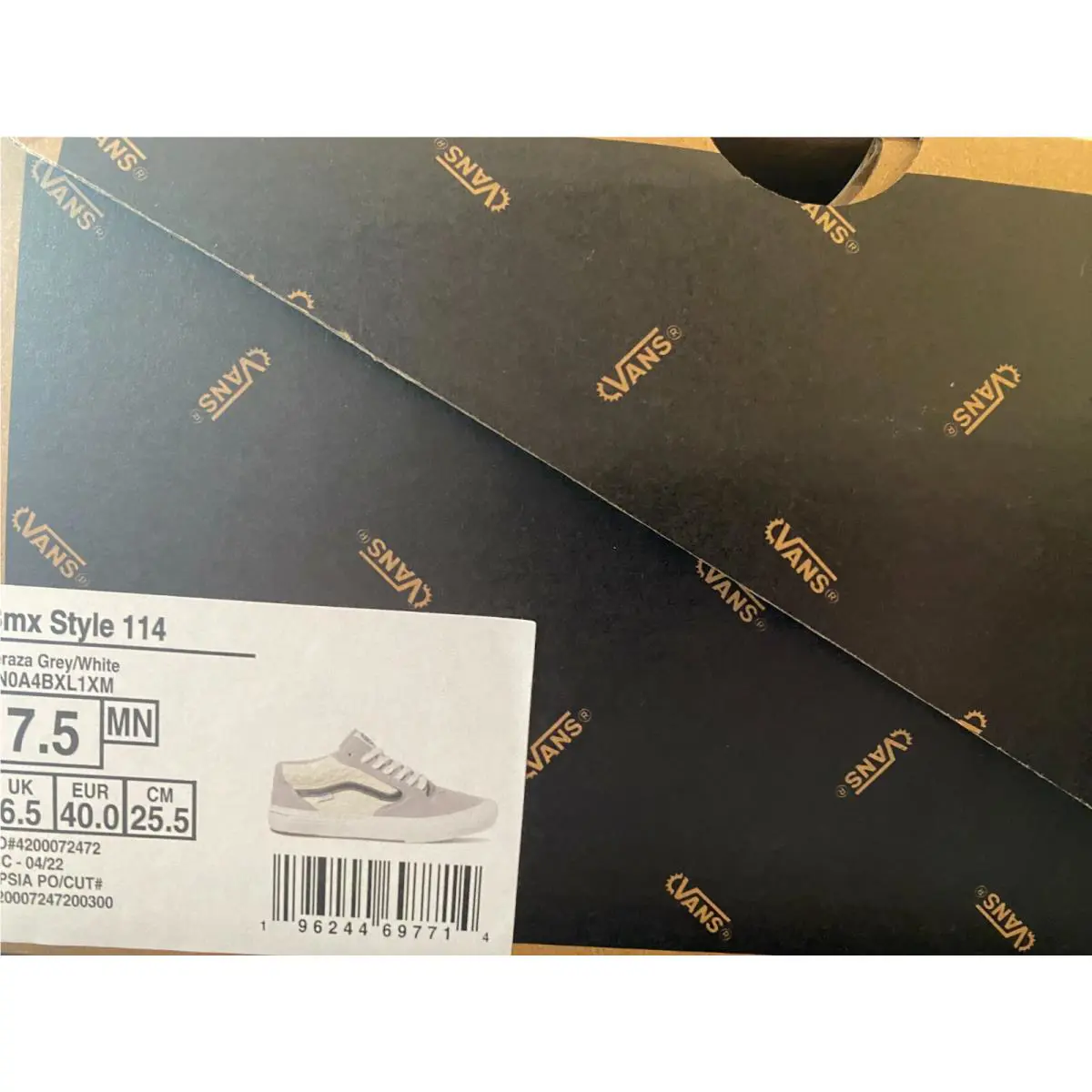 Vans shoes - Vans Bmx Style 114 Peraza - VN0A4BXL1XM - Multicolor, Manufacturer: Grey/White (UPC: 196244697714) 1