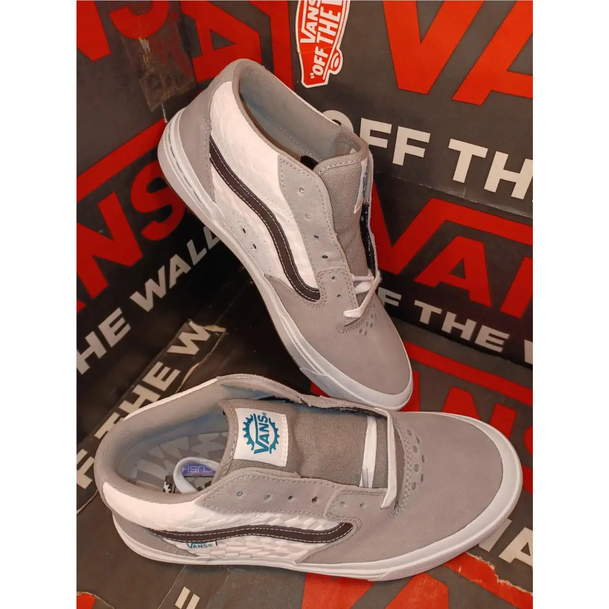 Vans shoes - Vans Bmx Style 114 Peraza - VN0A4BXL1XM - Multicolor, Manufacturer: Grey/White (UPC: 196244697714) 2