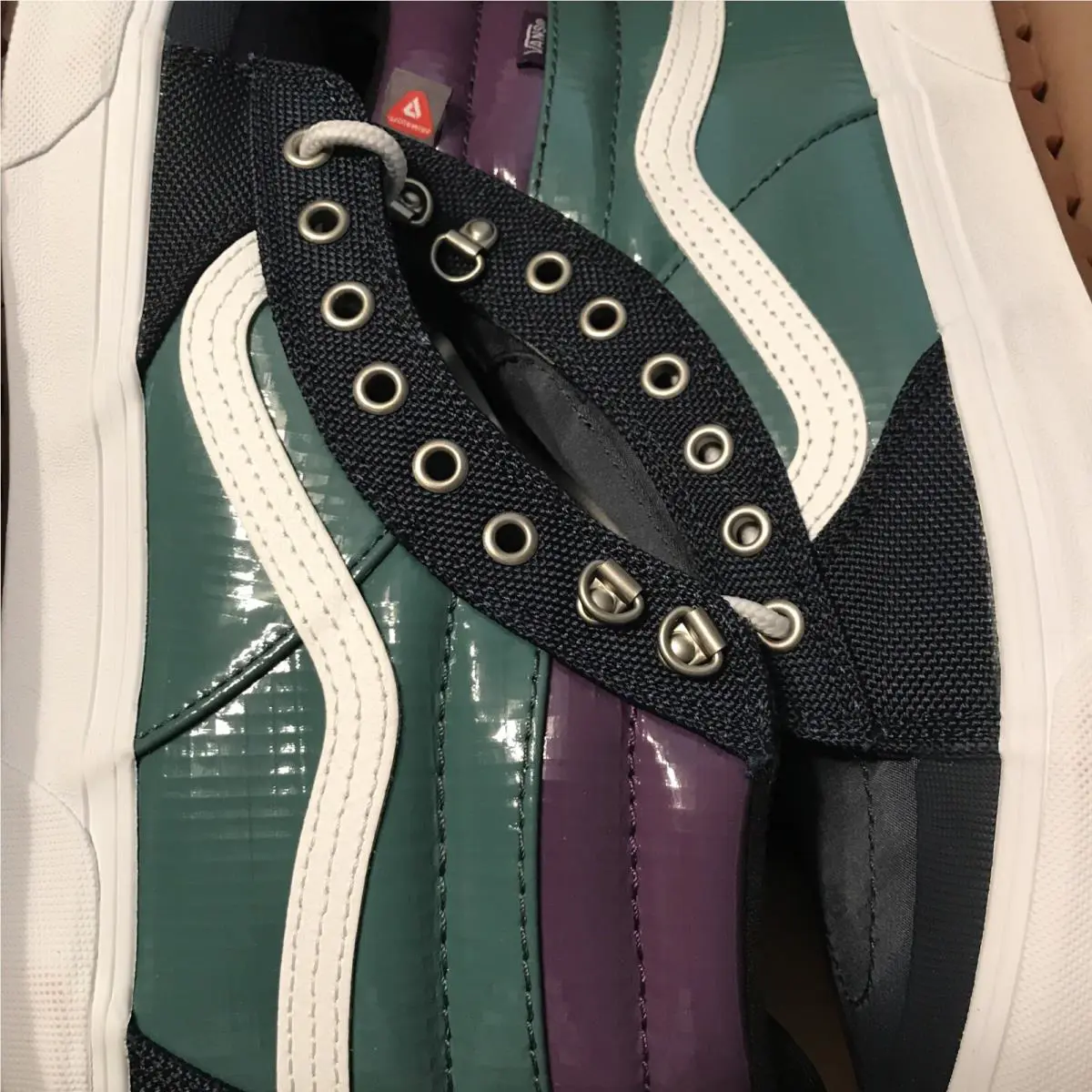 Vans shoes - VANS Sk8-Hi Mte - Mte - VN0A4P3I2US - Navy Blue Green Purple White, Manufacturer: Dress Blues / Jasper (UPC: 0194904287237) 6