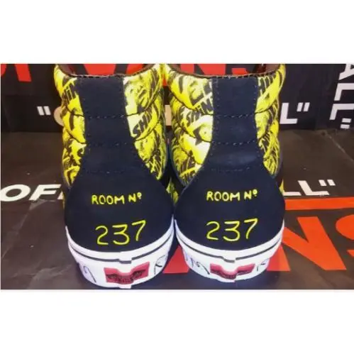 Vans shoes - VANS Sk8-Hi - VN0A4U3CZPN - Black/Yellow 0