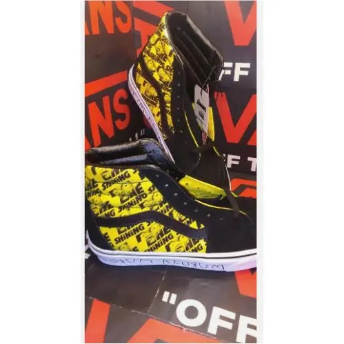 Vans shoes - VANS Sk8-Hi - VN0A4U3CZPN - Black/Yellow 2