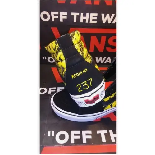 Vans shoes - VANS Sk8-Hi - VN0A4U3CZPN - Black/Yellow 4