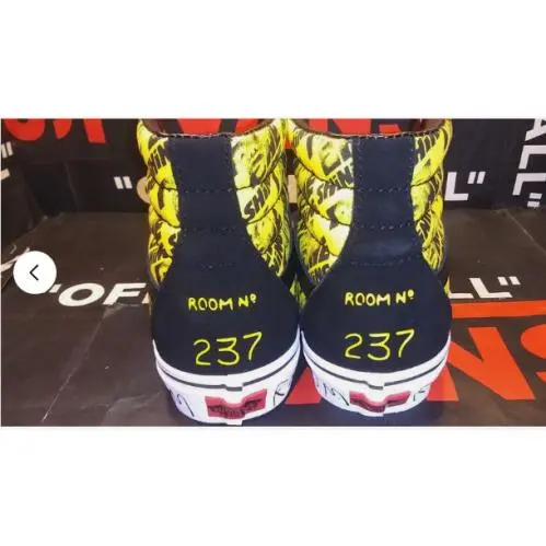 Vans shoes - VANS Sk8-Hi - VN0A4U3CZPN - Black/Yellow 6