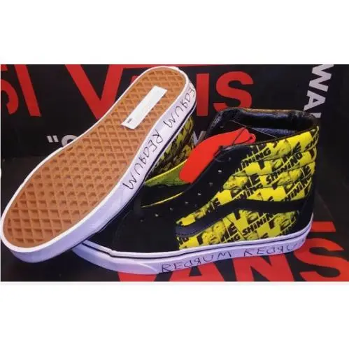 Vans shoes - VANS Sk8-Hi - VN0A4U3CZPN - Black/Yellow 7