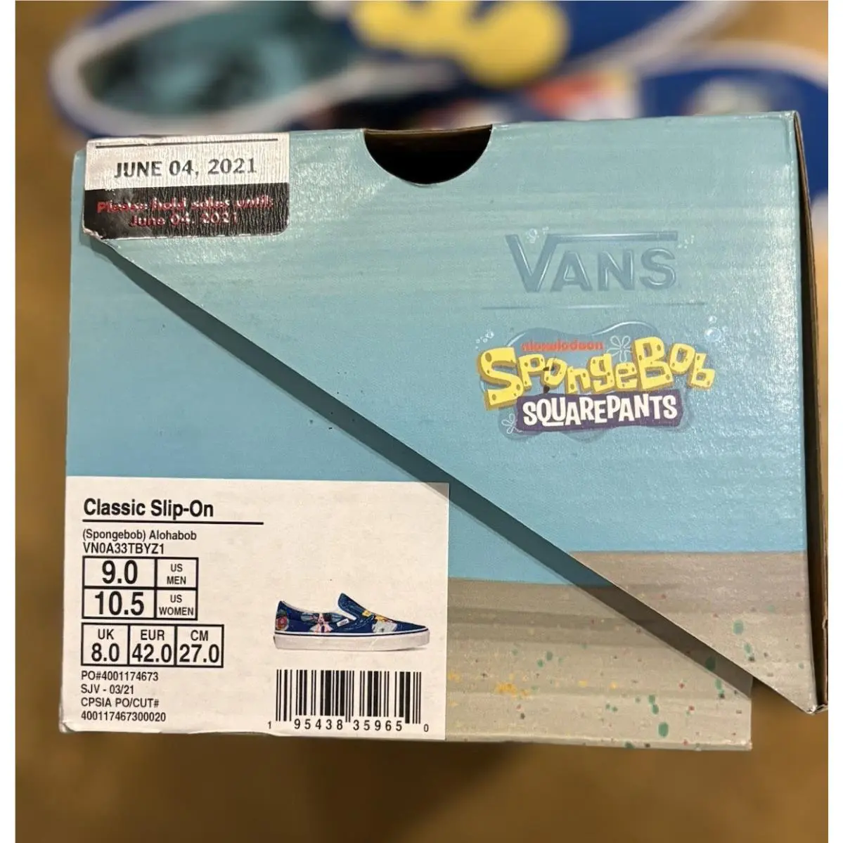 Vans shoes - Vans X Spongebob - Spongebob - VN0A33TBYZ1 - Multicolor 12