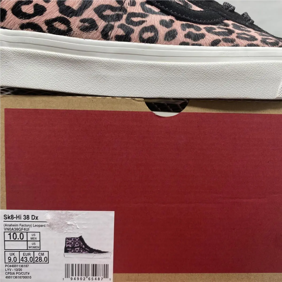 Vans shoes - Vans Sk8 Hi - VN0A38GF4UI - Black Pink White (UPC: 0194902654871) 5