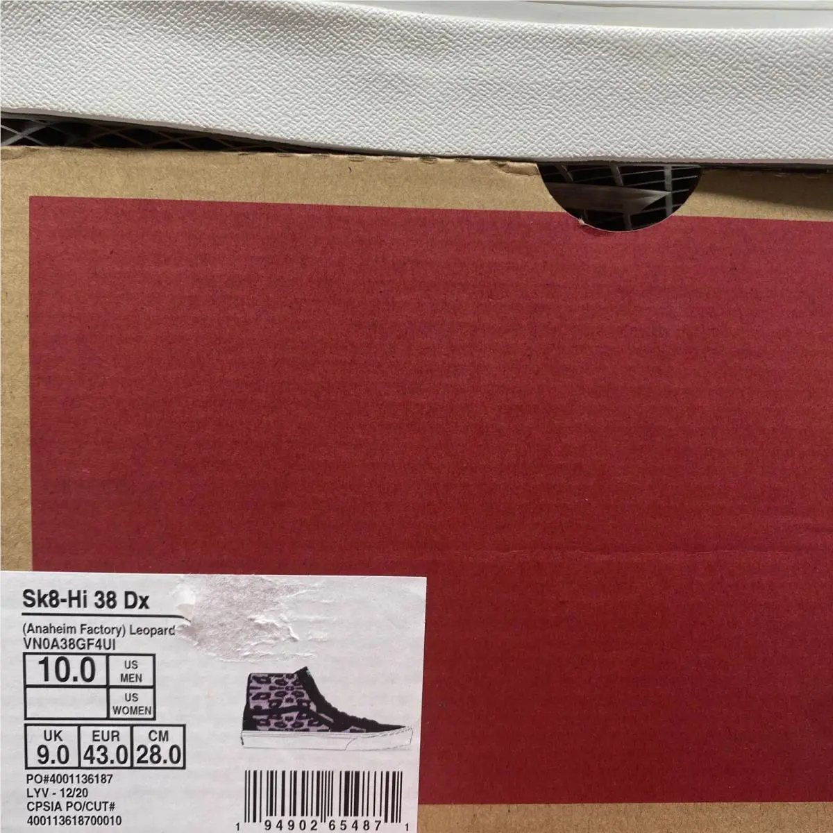Vans shoes - Vans Sk8 Hi - VN0A38GF4UI - Black Pink White (UPC: 0194902654871) 6