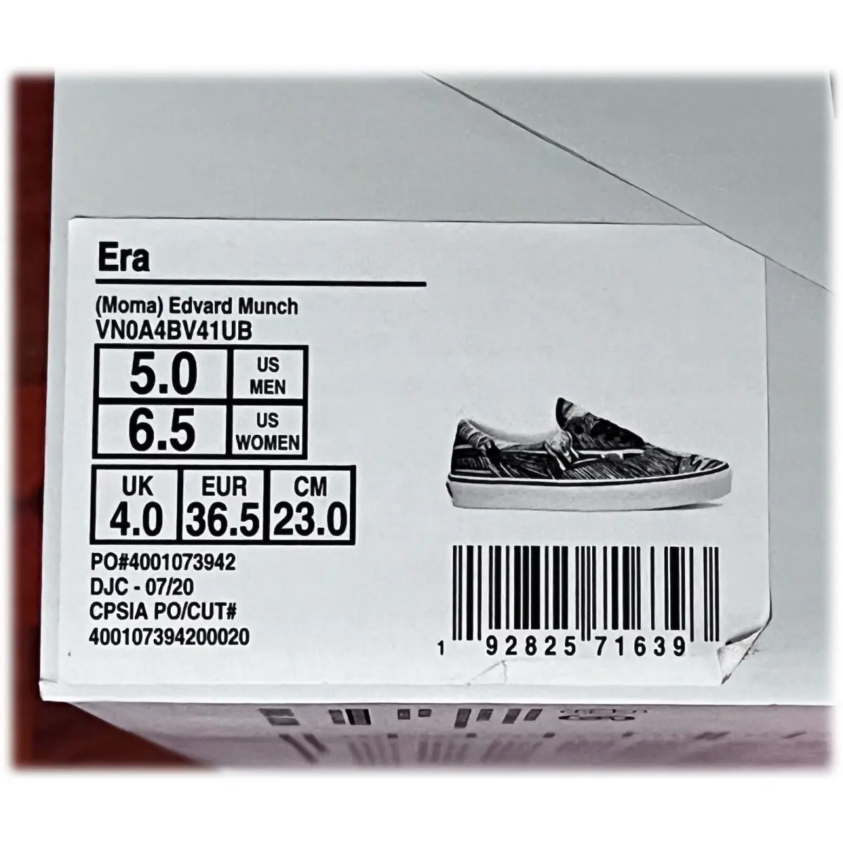 Vans shoes - VANS Era - Era - VN0A4BV41UB - Black (UPC: 0192825716393) 1