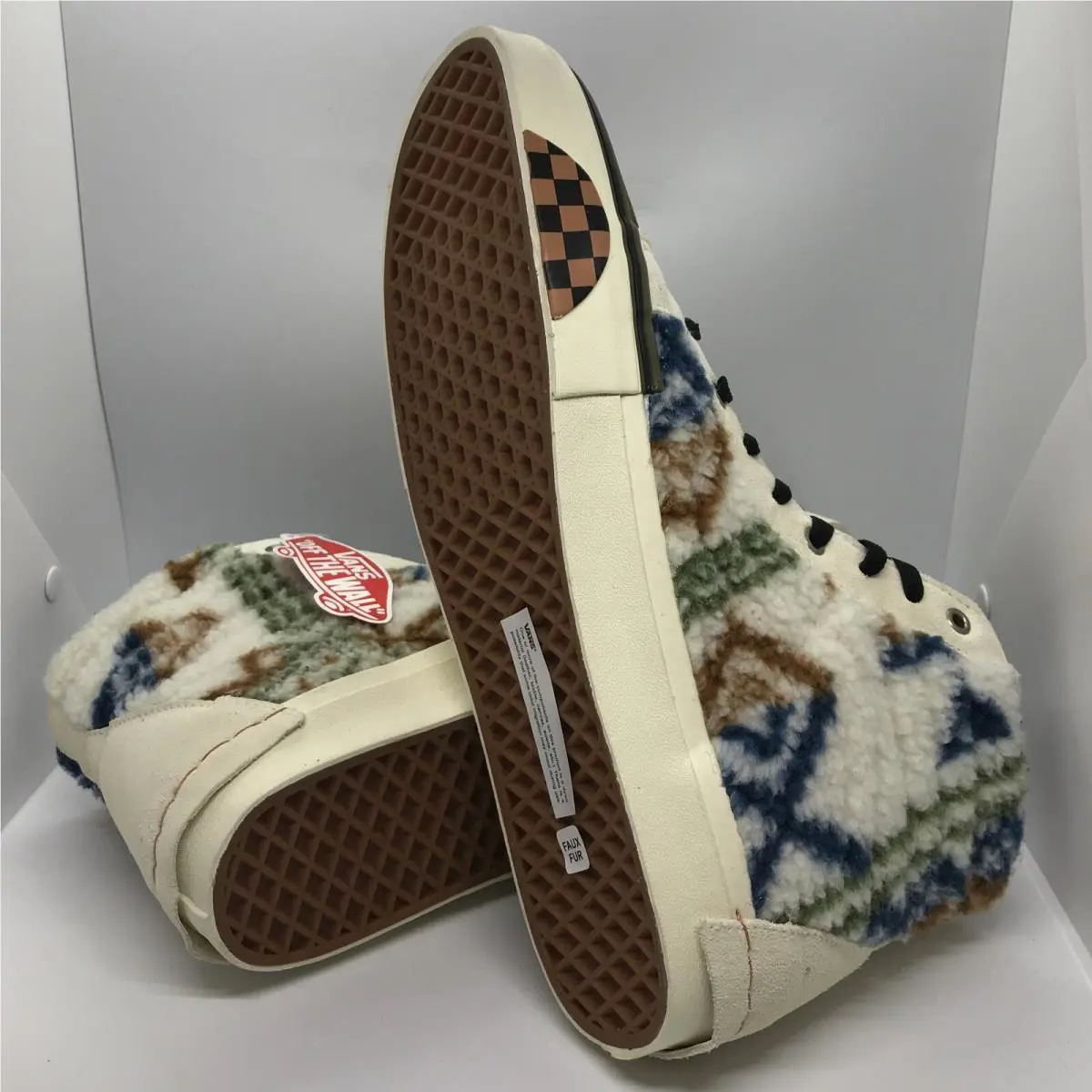 Vans shoes - Vans Sk8 Hi - VN0A3WM12UZ - Military Olive Green Antique White Blue Brown, Manufacturer: Military Olive / Antique White (UPC: 0194903215248) 3