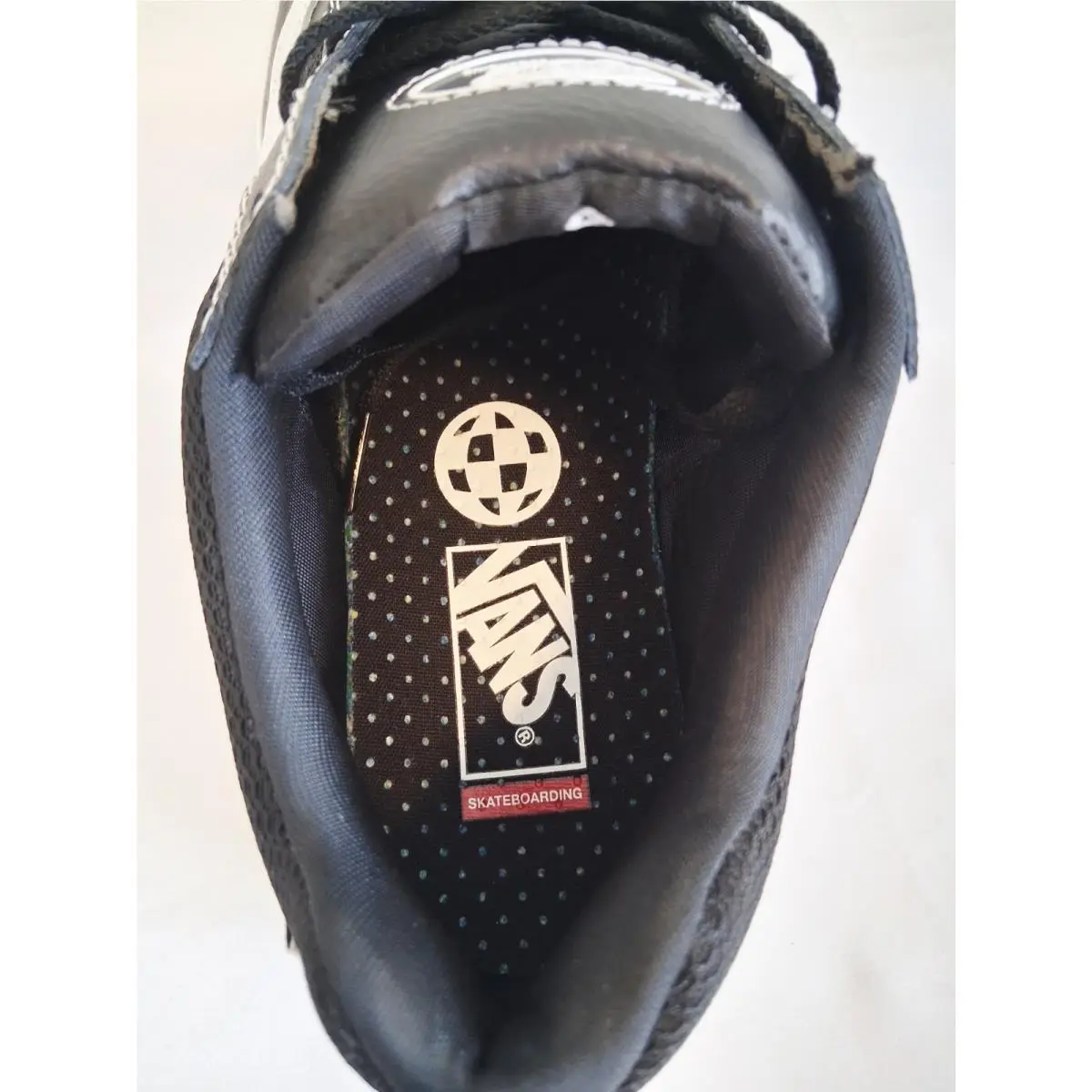 Vans shoes - Vans Zahba Leather Black/White - Zahba Leather - VN0007QQBZW - Black, Manufacturer: Black/White (UPC: 197063329435) 3