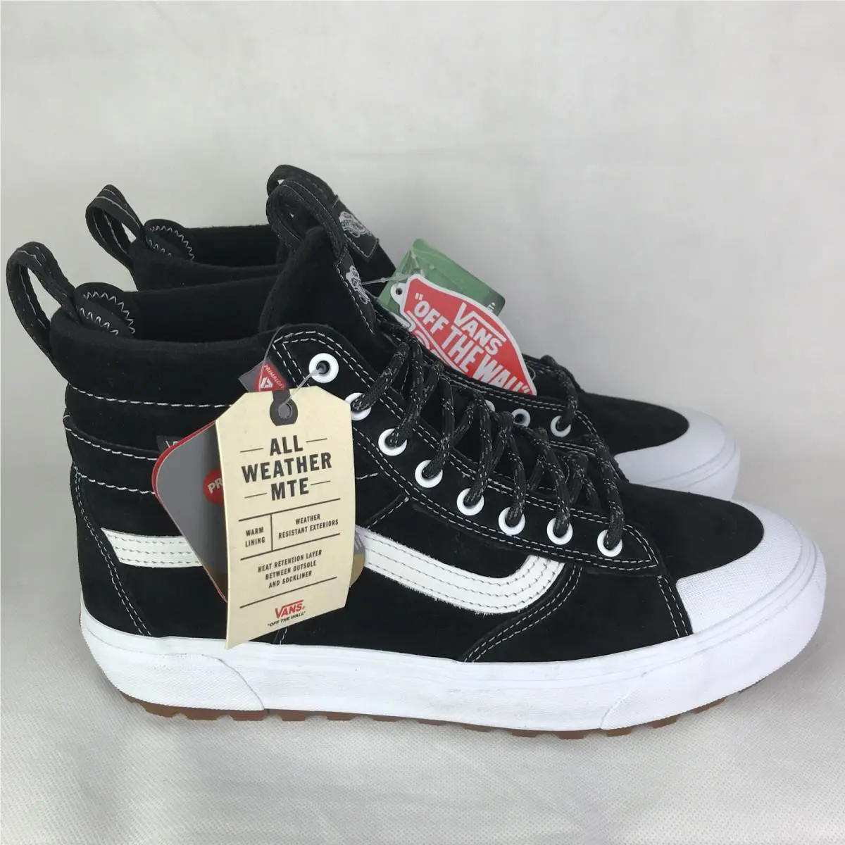 Vans shoes - VANS Sk8-Hi Mte - Mte - VN0A4P3IDX6 - Black / True White, Manufacturer: Black / True White (UPC: 0192827759619) 0