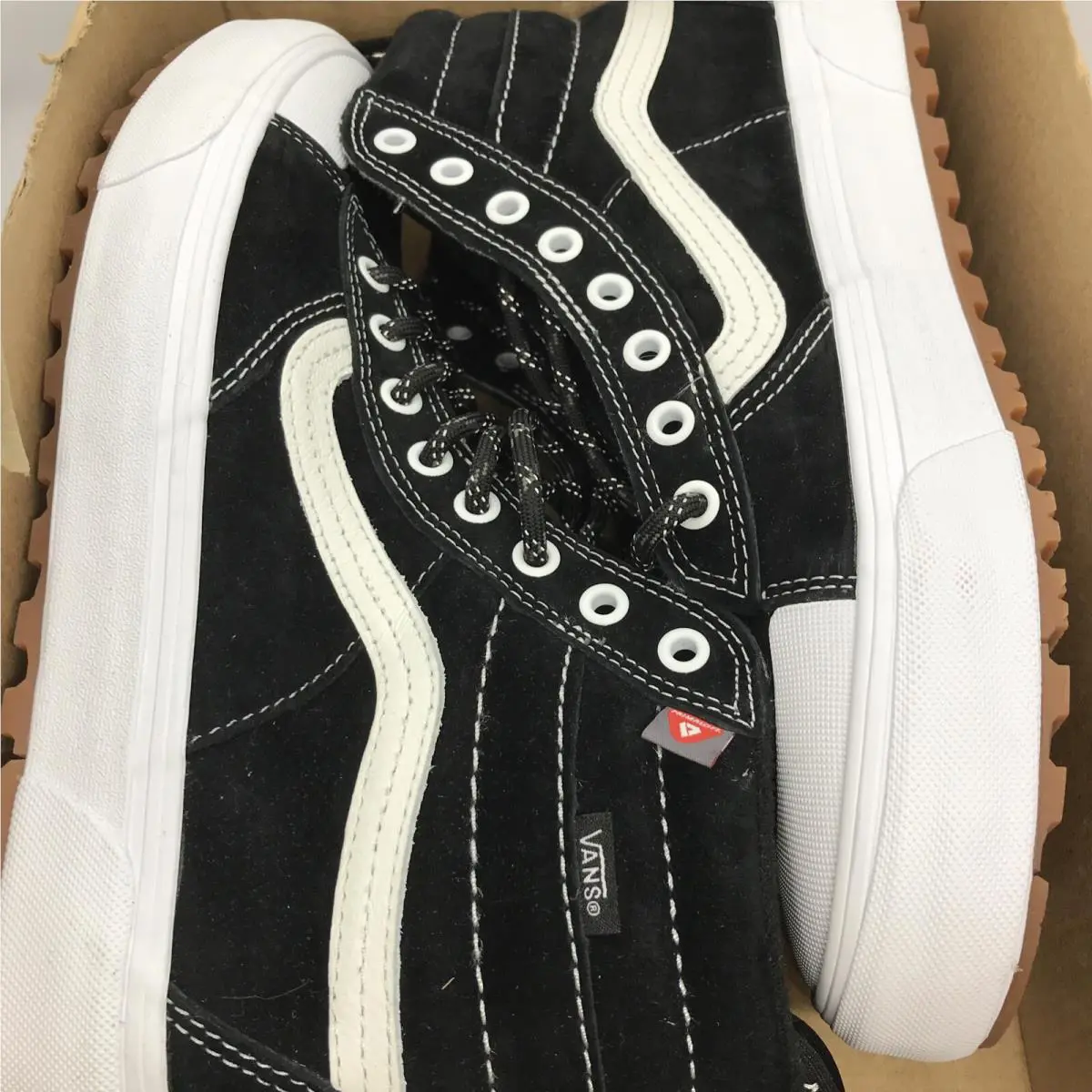 Vans shoes - VANS Sk8-Hi Mte - Mte - VN0A4P3IDX6 - Black / True White, Manufacturer: Black / True White (UPC: 0192827759619) 6