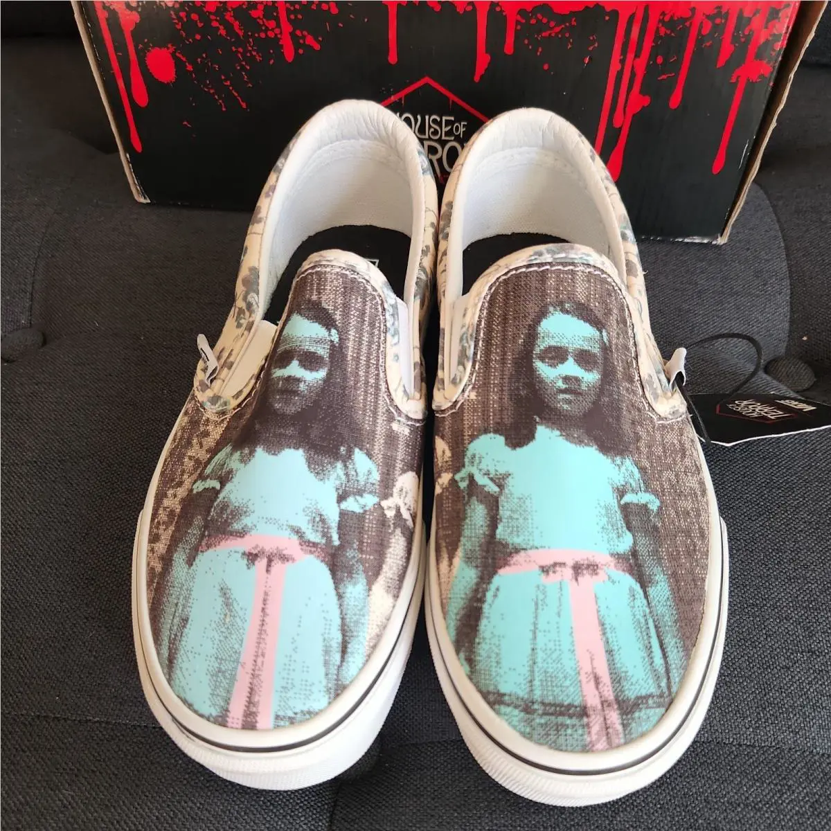 Vans shoes - Vans Classic Slip On/ House of Terror - VN0A4U38ZPN - Multicolor 1