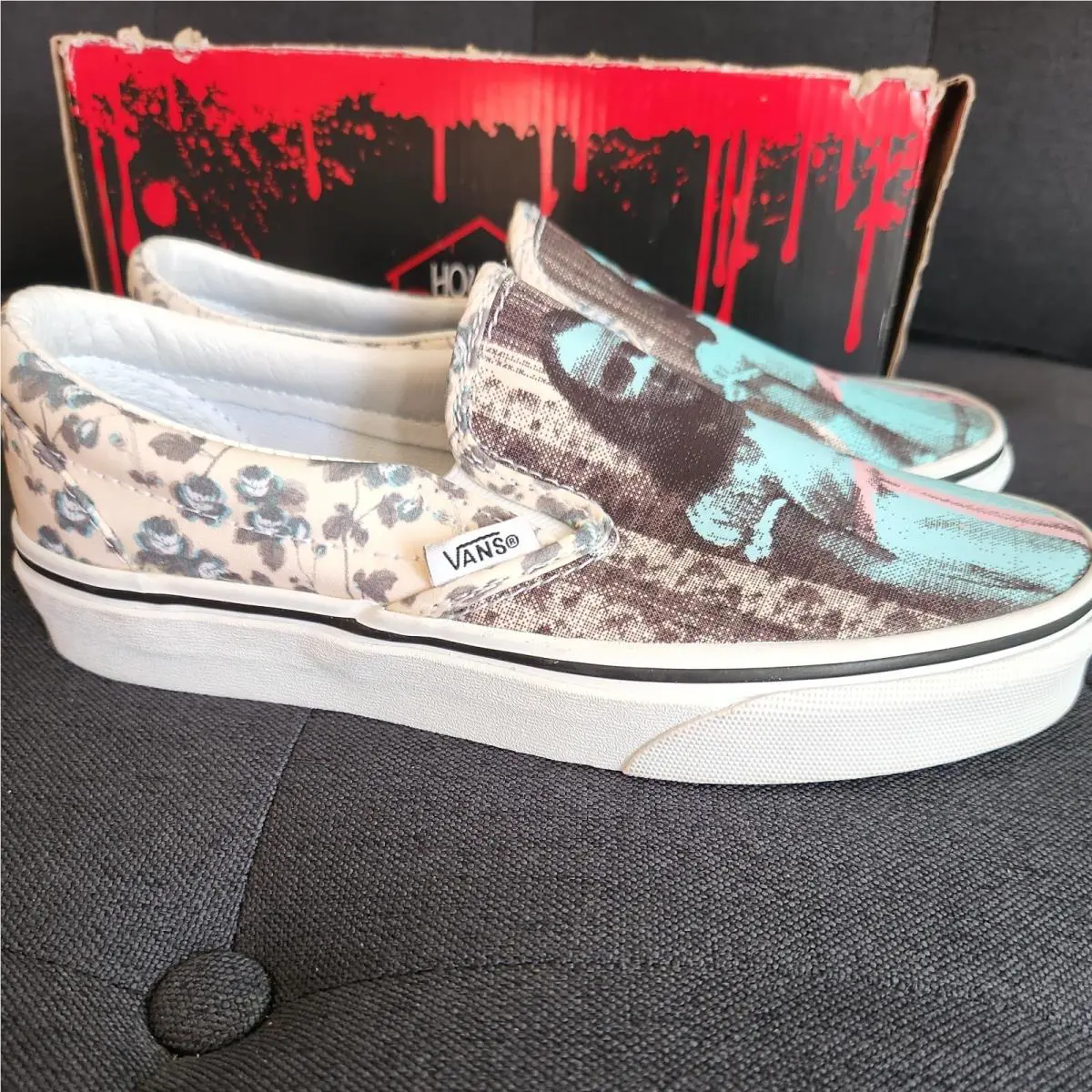 Vans shoes - Vans Classic Slip On/ House of Terror - VN0A4U38ZPN - Multicolor 4