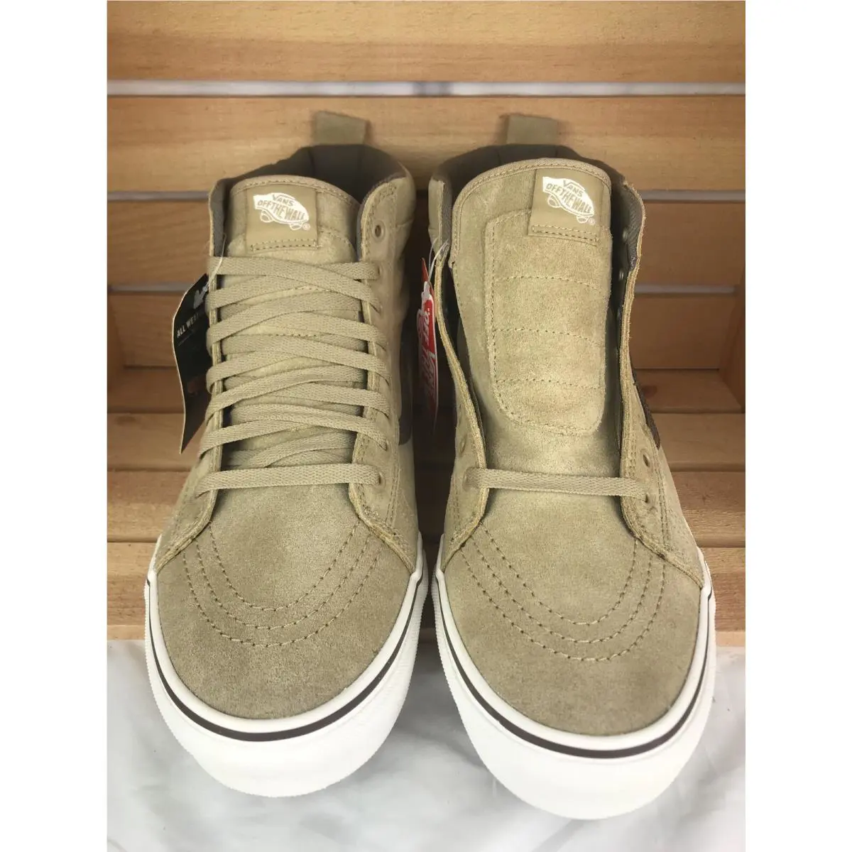 Vans shoes - Sk8 Hi MTE - MTE - VN0A4BV700B - Tan Beige Brown White, Manufacturer: Starfish / Mojave Desert (UPC: 0194113438468) 3