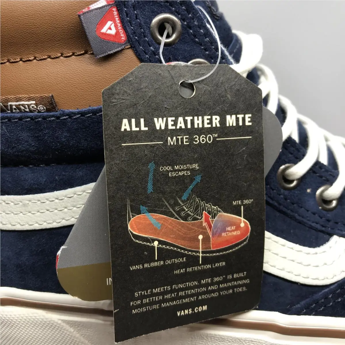 Vans shoes - VANS Sk8-Hi Mte - Mte - VN0A4P3IRIY - Dress Blues - Blue / Marshmallow - White, Manufacturer: Dress Blues / Marshmallow (UPC: 0194905469953) 5