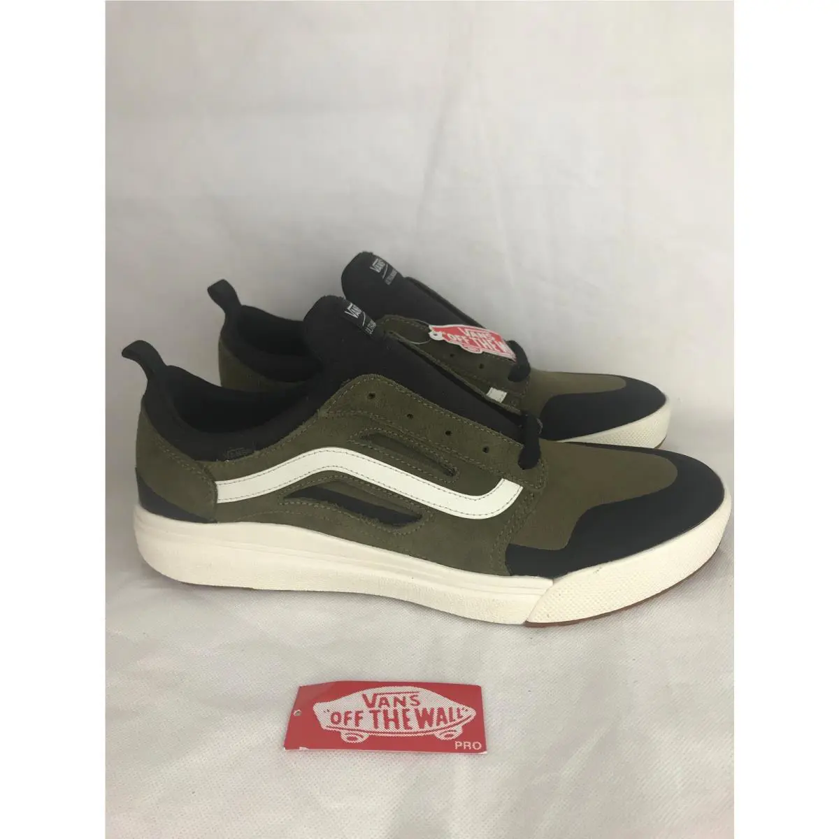 Vans shoes - VANS UltraRange - UltraRange - VN0A3TKWXN3 - Beech Green Black Marshmallow White, Manufacturer: Beech Black (UPC: 0193395082192) 0