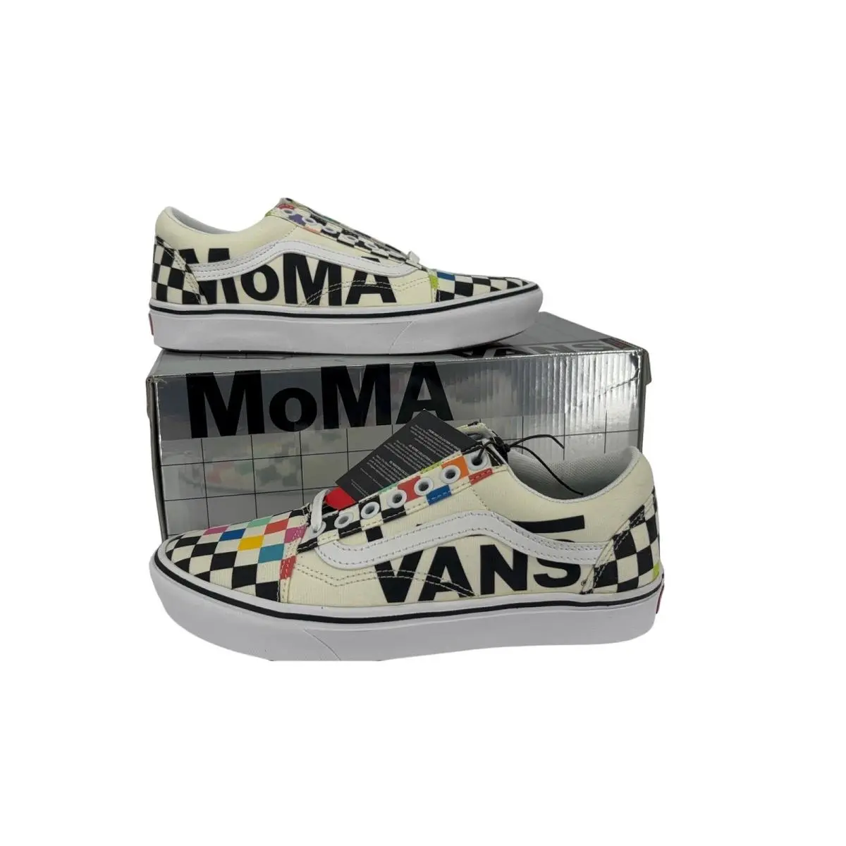Vans shoes - Vans MoMA Comfycush Old Skool - VN0A3WMA1PJ - Multicolor 0