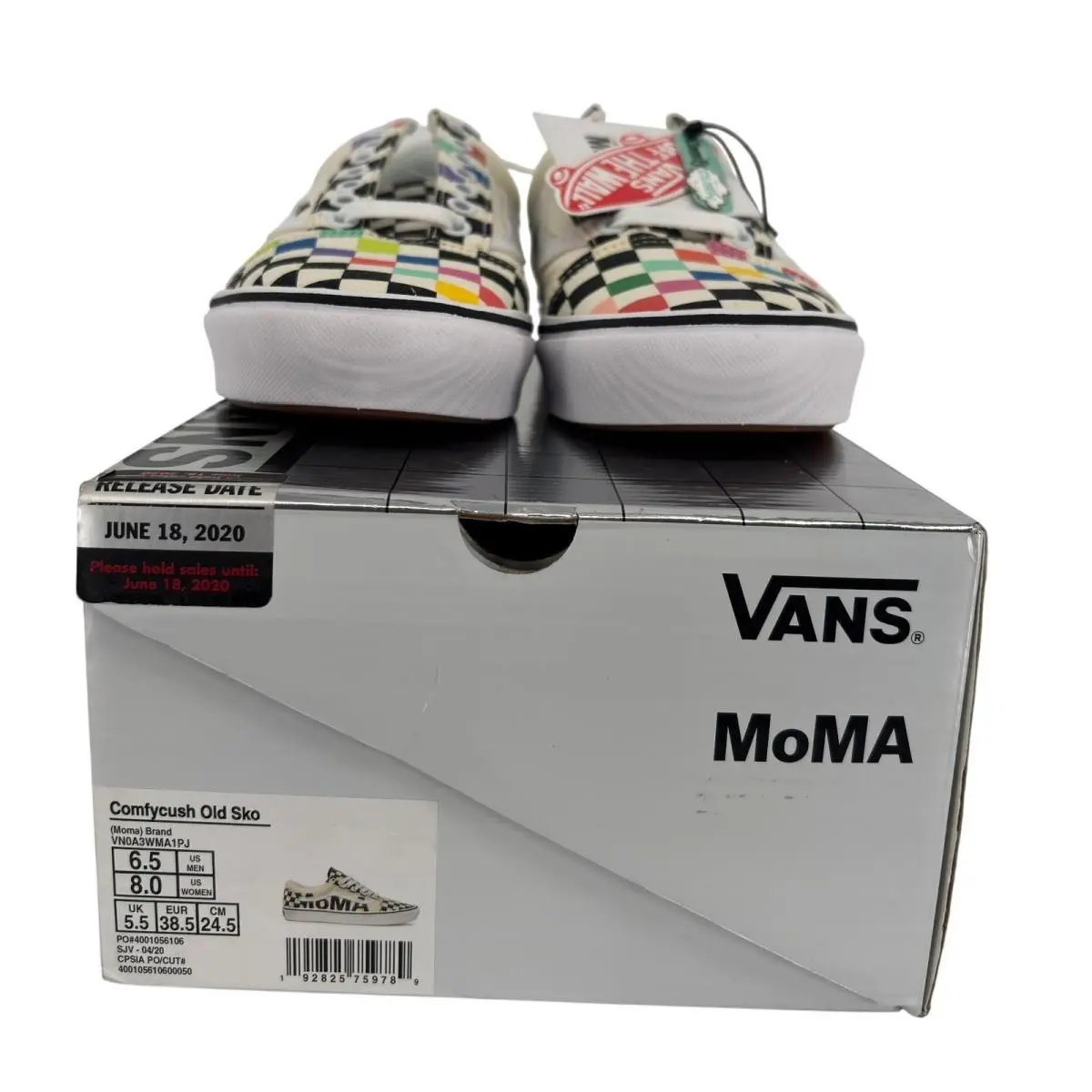 Vans shoes - Vans MoMA Comfycush Old Skool - VN0A3WMA1PJ - Multicolor 2