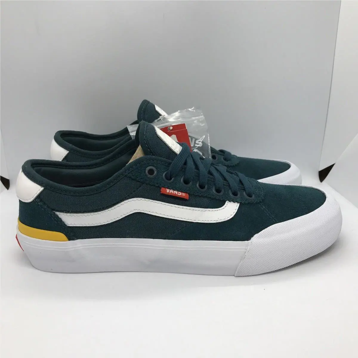 Vans shoes - VANS Chima Pro 2 - Chima Pro - VN0A3MTI0QU - Prime Atlantic (green-ish / blue-ish) / White / Yellow (UPC: 0192826731234) 0