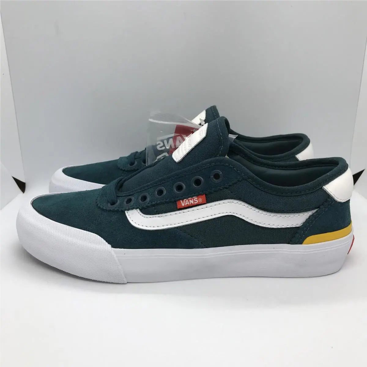 Vans shoes - VANS Chima Pro 2 - Chima Pro - VN0A3MTI0QU - Prime Atlantic (green-ish / blue-ish) / White / Yellow (UPC: 0192826731234) 1