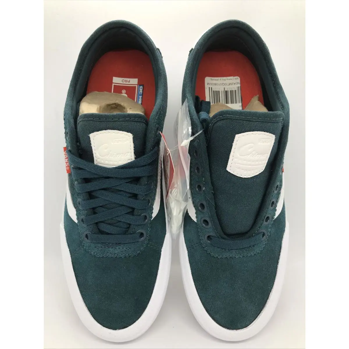 Vans shoes - VANS Chima Pro 2 - Chima Pro - VN0A3MTI0QU - Prime Atlantic (green-ish / blue-ish) / White / Yellow (UPC: 0192826731234) 2