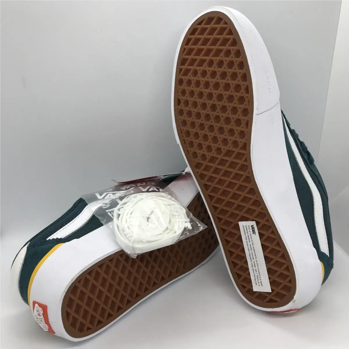 Vans shoes - VANS Chima Pro 2 - Chima Pro - VN0A3MTI0QU - Prime Atlantic (green-ish / blue-ish) / White / Yellow (UPC: 0192826731234) 3