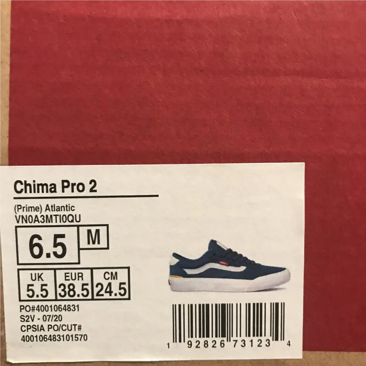 Vans shoes - VANS Chima Pro 2 - Chima Pro - VN0A3MTI0QU - Prime Atlantic (green-ish / blue-ish) / White / Yellow (UPC: 0192826731234) 4