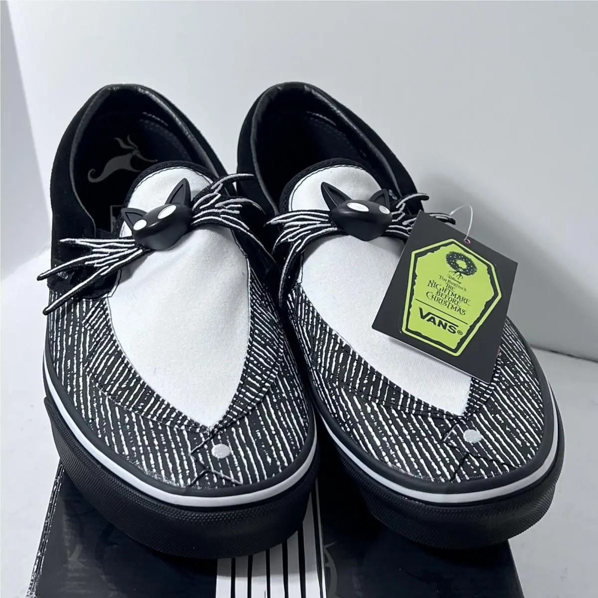 Vans The Nightmare Before Christmas Slip On Jack Skellington Shoe Sz 11 W/bx