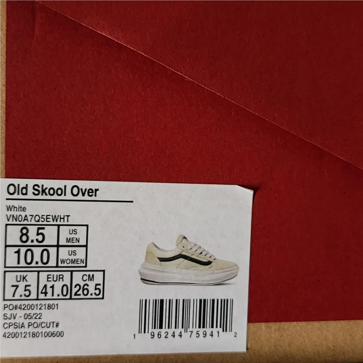Vans shoes - VANS Old Skool - Old Skool - VN0A7Q5EWHT - White (UPC: 196244759412) 9