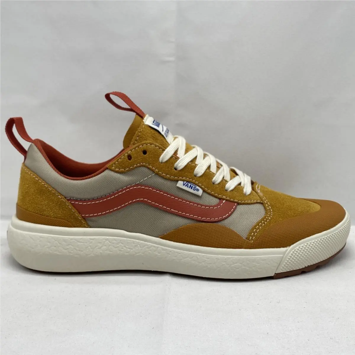 Vans Ultrarange Exo Mens Sz 8.5 Womens 10 Honey Gold White Orange VN0A4UWMHNY