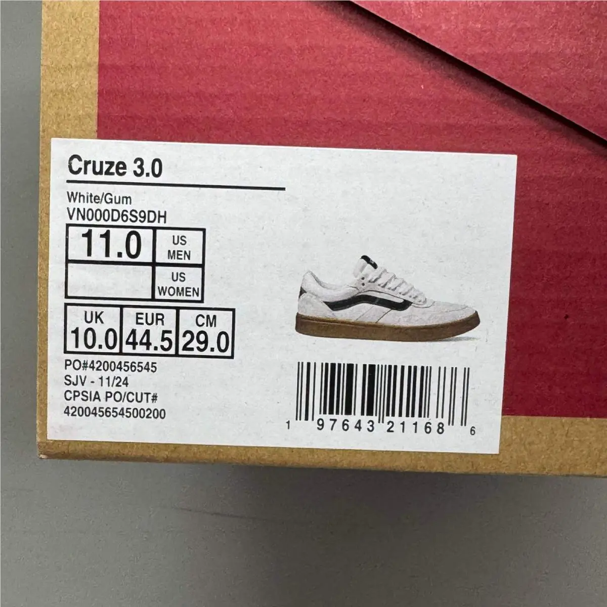 Vans shoes - VN000D6S9DH - VN000D6S9DH - White/Gum (UPC: 197643210931) 7