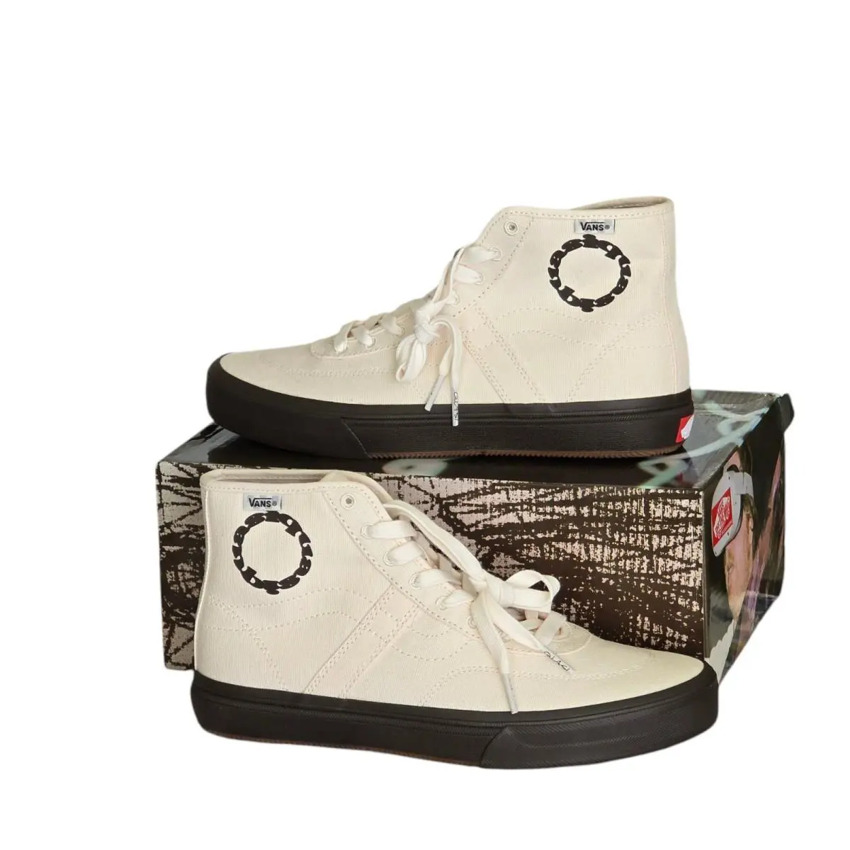 Vans Quasi White Gilbert Crockett High Decon Men`s Sneakers Size 8.5 VN0007QVTB