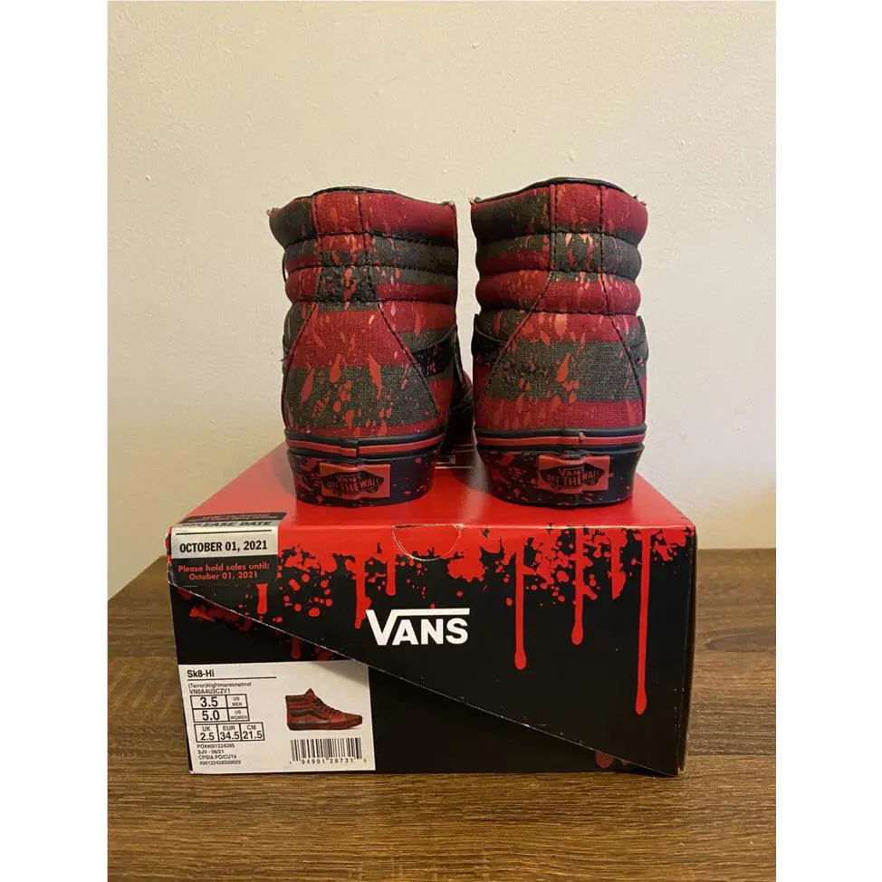 Vans shoes - House Of Terror - House Terror - VN0A4U3CZV1 - Red 1