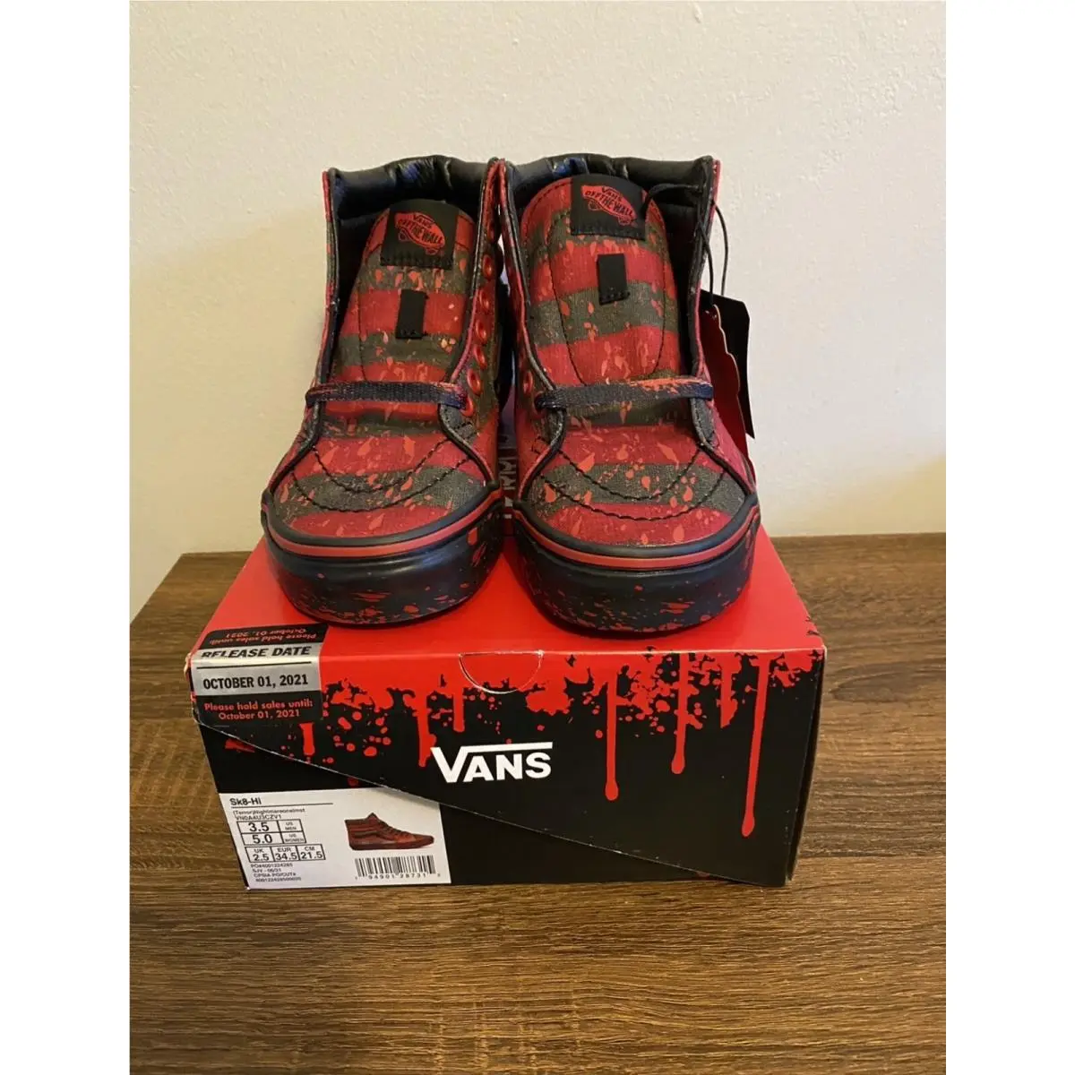 Vans shoes - House Of Terror - House Terror - VN0A4U3CZV1 - Red 0
