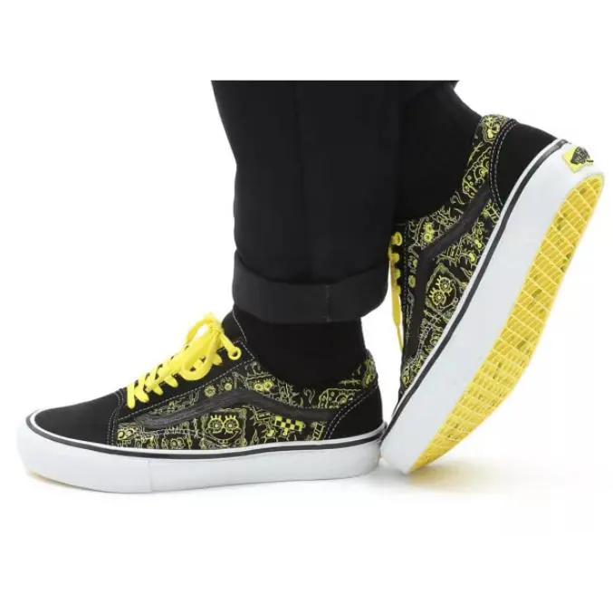 Vans shoes - VANS Old Skool - Old Skool - VN0A5FCBZAU - Black and Yellow (UPC: 195438317445) 0