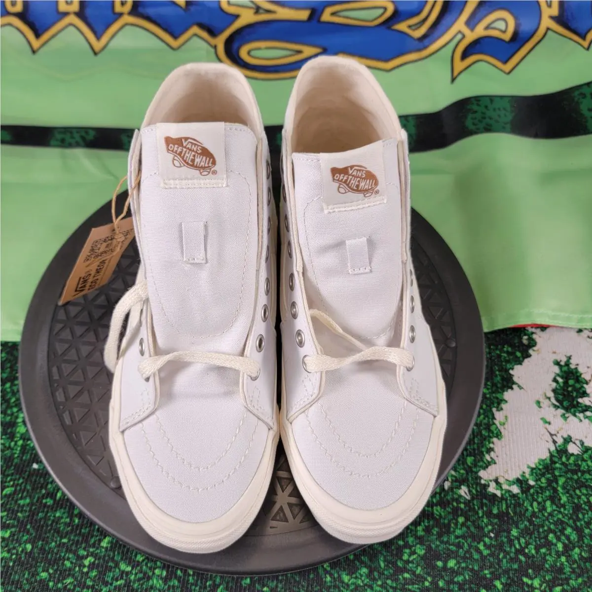 Vans shoes - VANS Sk8-Hi - VN0A4U169FQ1 - White (UPC: 195440311103) 4