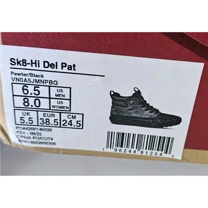 Vans shoes - VANS Sk8-Hi Mte - Mte - VN0A5JMNPBQ - Pewter/Black 1