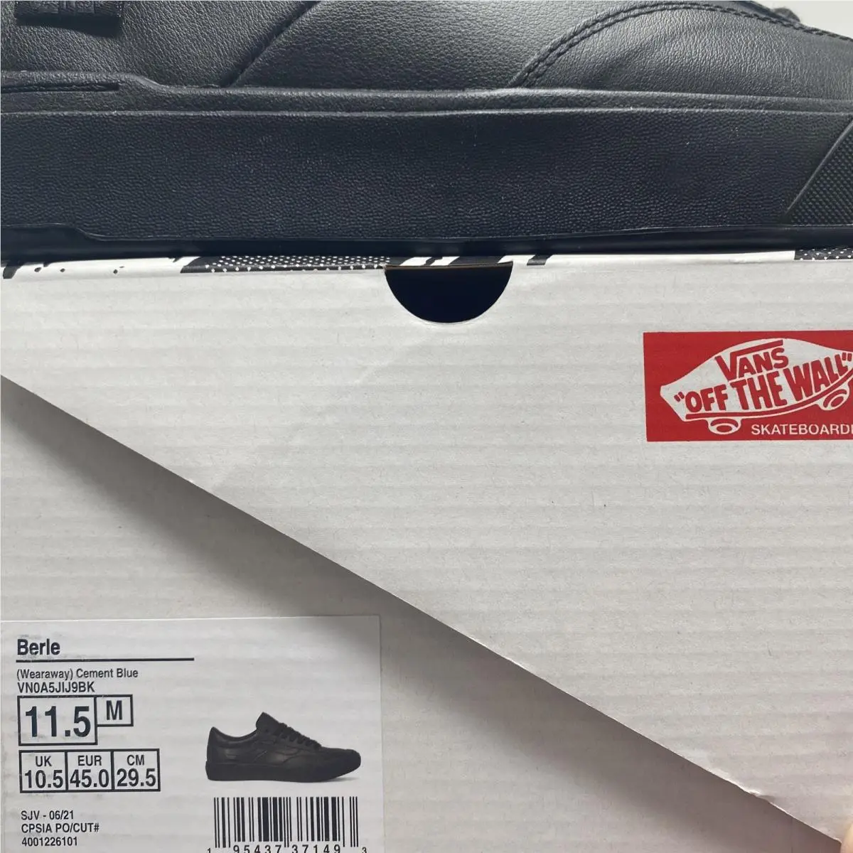Vans shoes - VANS Berle - Berle - VN0A5JIJ9BK - Black / Cement Blue (UPC: 0195437371493) 5