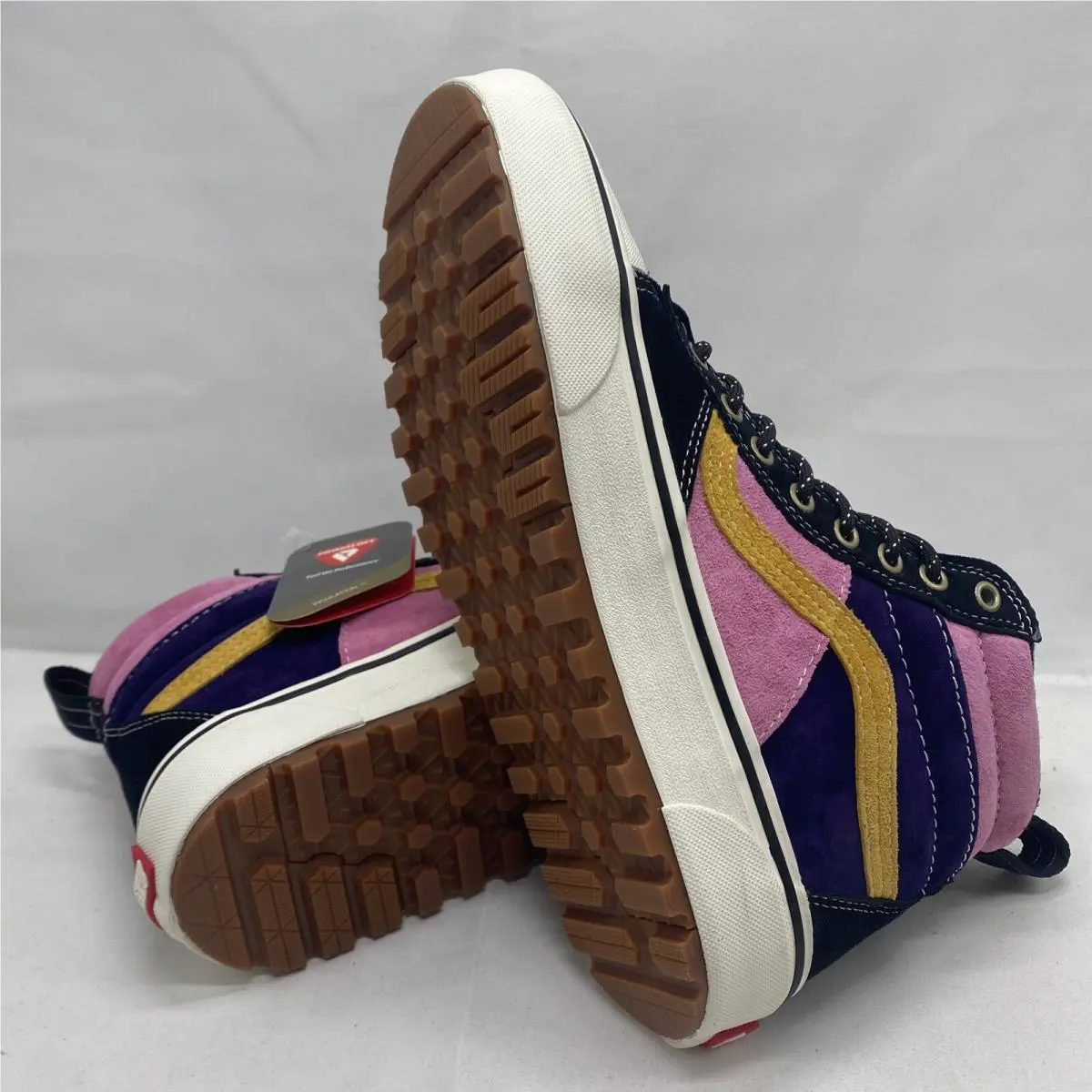Vans shoes - VANS Sk8 Hi MTE-2 - VN0A5HZZ6K6 - Black Sugar Plum Purple Pink Yellow White (UPC: 0195438553362) 4