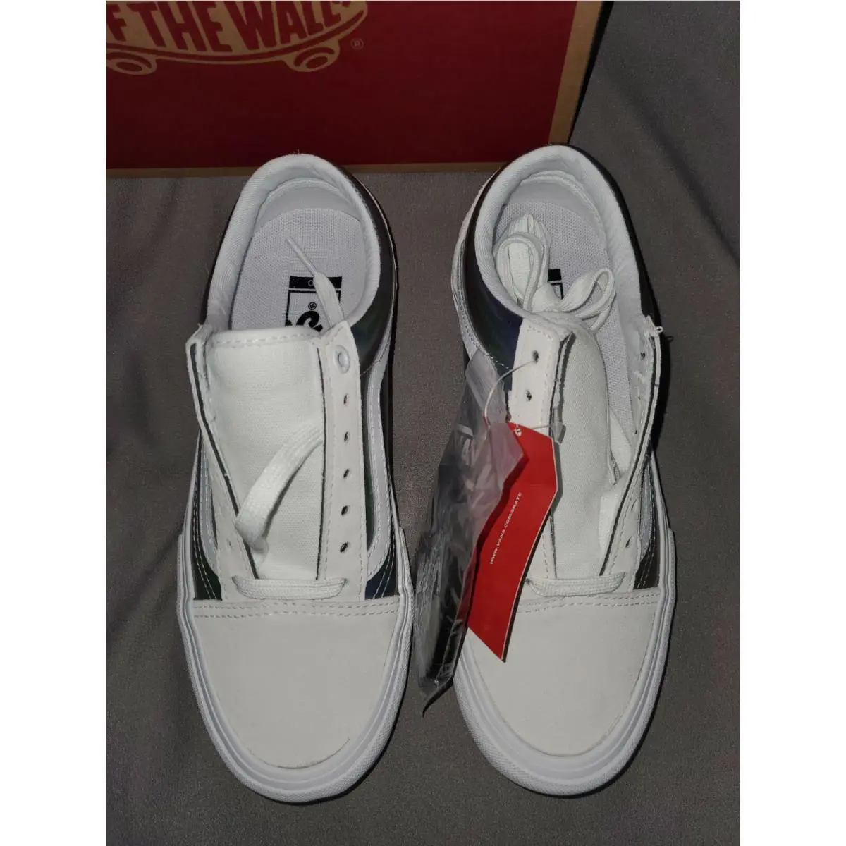Vans shoes - VANS OLD SKOOL PRO IRIDESCENT - VN0A453SK02 - White (UPC: 194904017766) 1