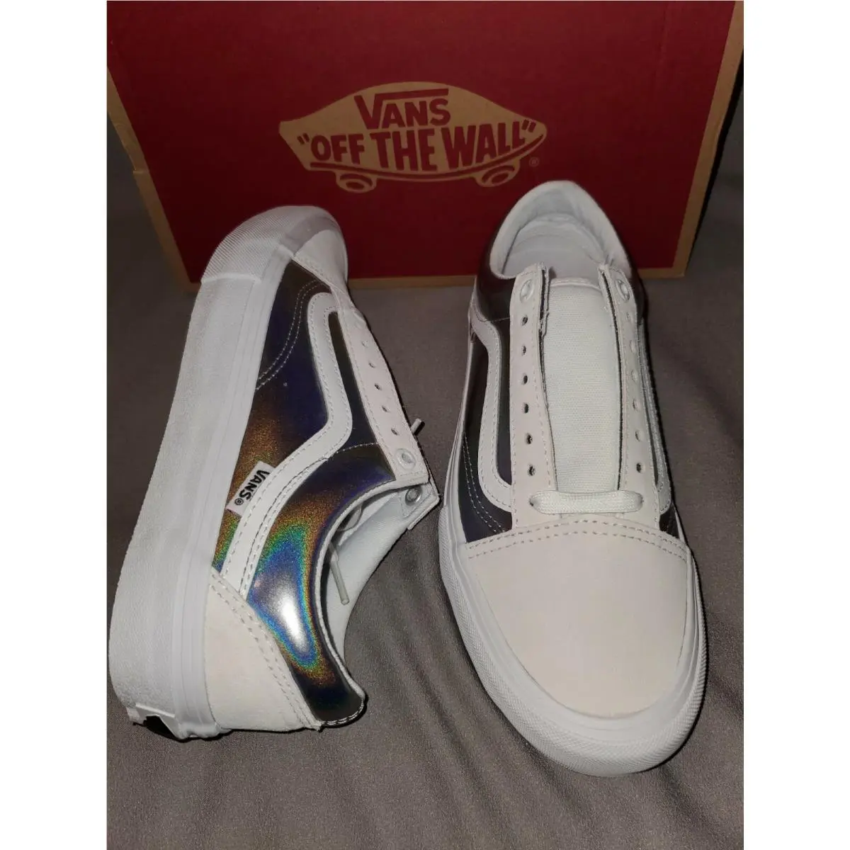 Vans Old Skool Pro Iridescent Shoes Mens SZ 6.5 VN0A453SK02