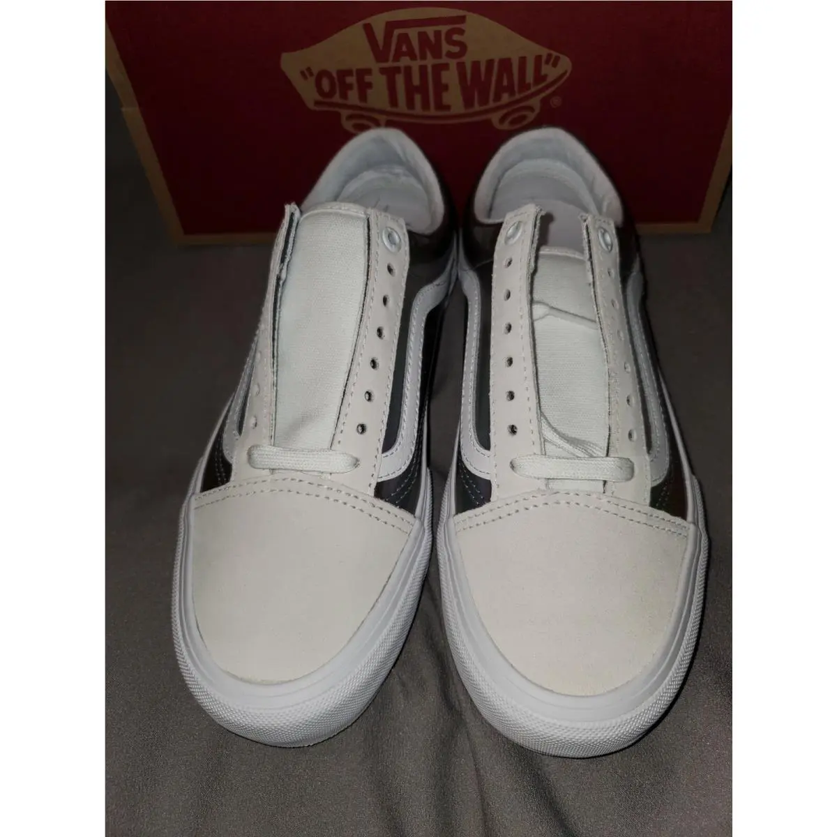 Vans shoes - VANS OLD SKOOL PRO IRIDESCENT - VN0A453SK02 - White (UPC: 194904017827) 1