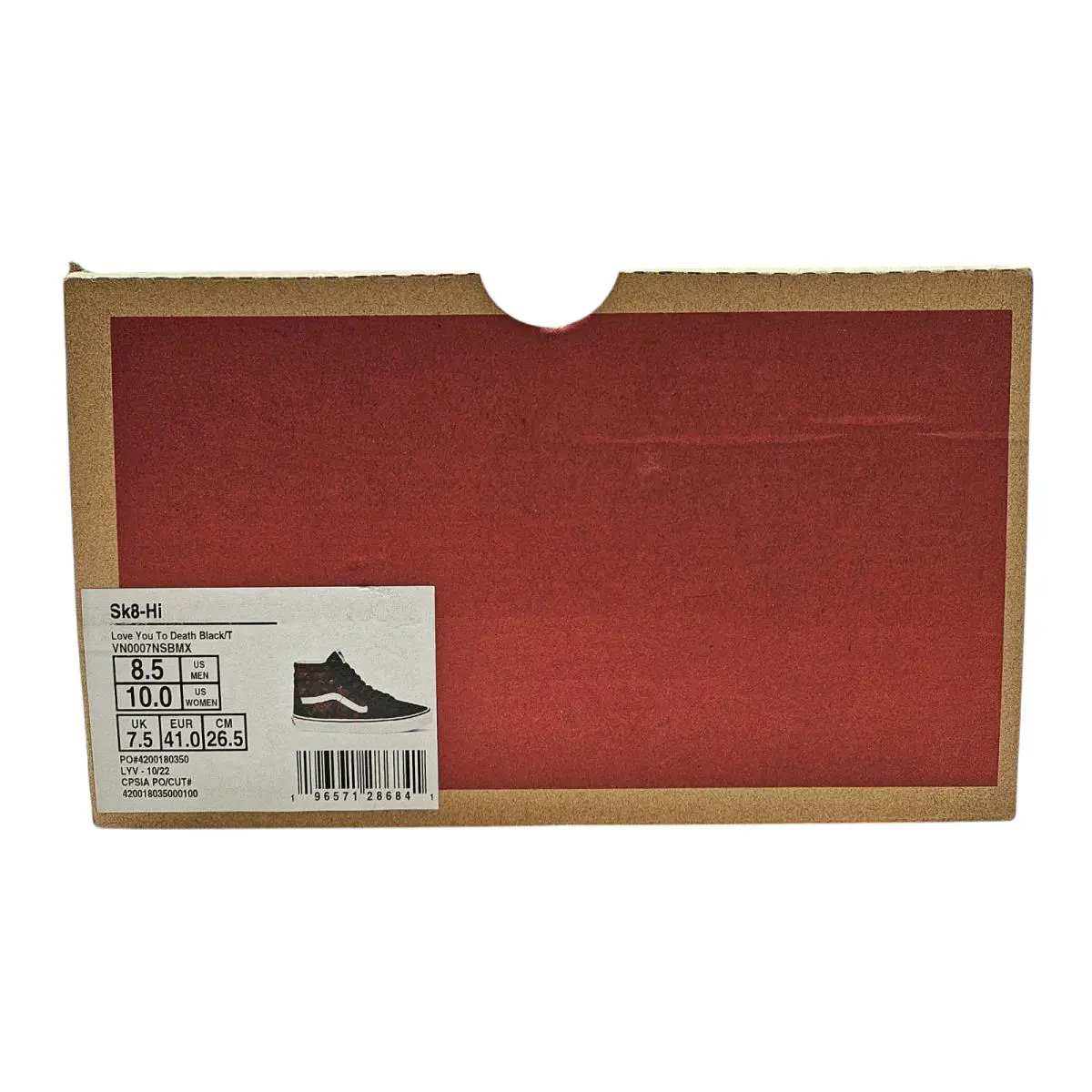Vans shoes - VANS Sk8-Hi - VN0007NSBMX - Black (UPC: 196571286841) 7